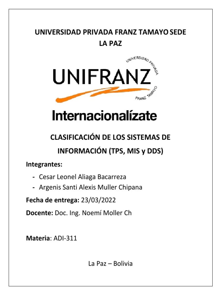 Ejemplos Tps Mis Dss | PDF | Direc Tv | Tecnologías De La Información