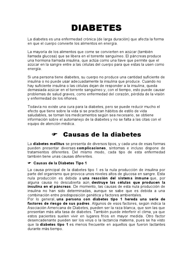 Diabetes | Descargar Gratis PDF | Diabetes | Obesidad