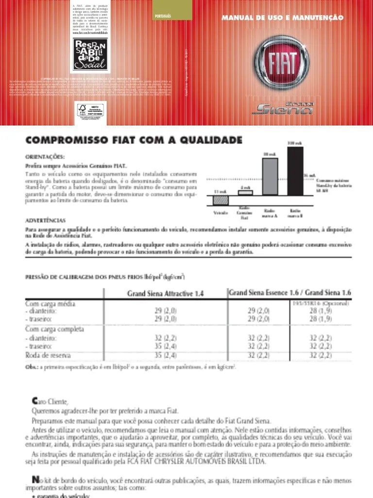 Manual Grand-Siena-BR | PDF | Carro | Veículo Motorizado