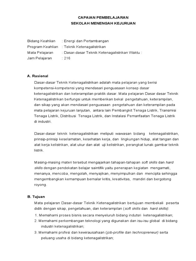 3.1 - CP - Dasar-Dasar Teknik Ketenagalistrikan - LAYOUTED | PDF