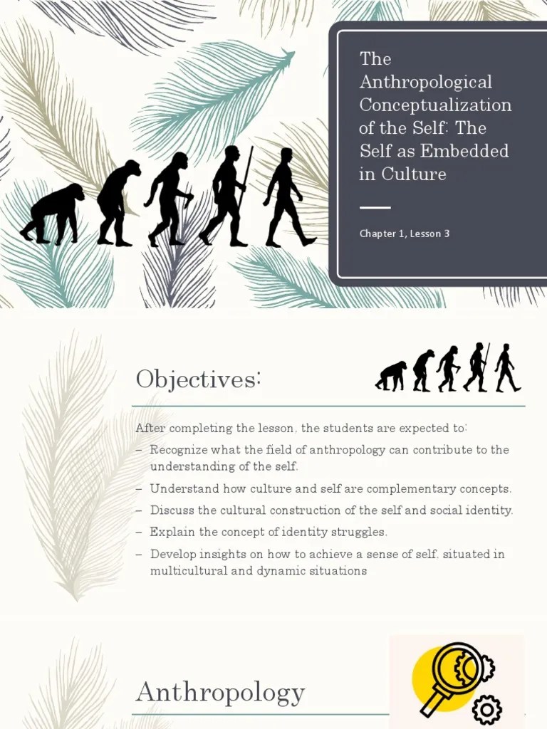 Module 1 - Lesson 3 - Anthropological Perspective | PDF | Identity (Social Science) | Self