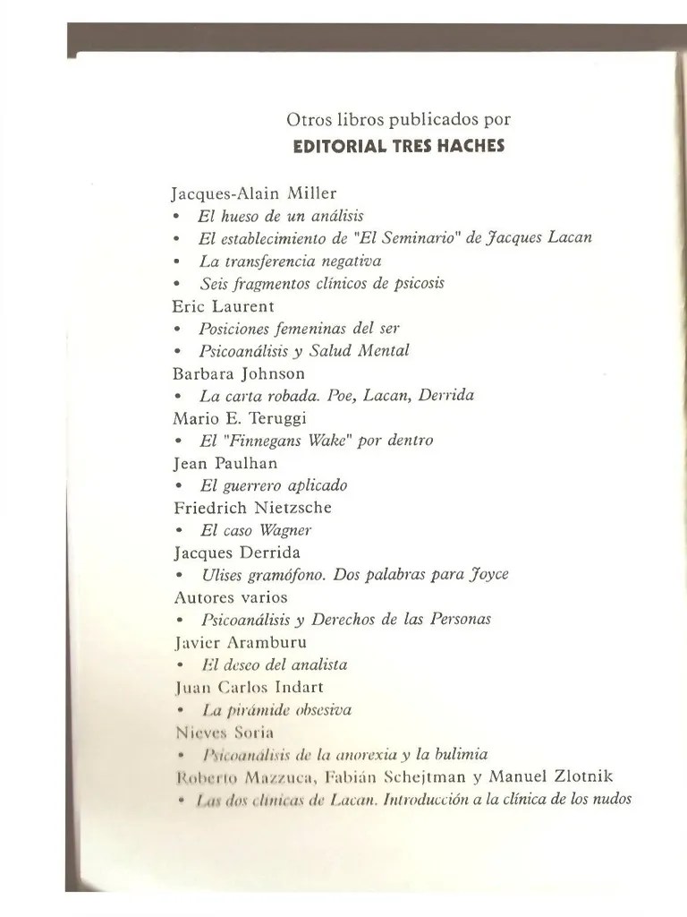 Psicoanalisis Y Salud Mental - Laurent | PDF | Jacques Lacan | Psicoanálisis