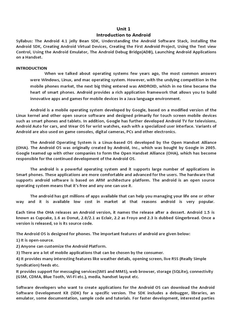 Mad PDF | PDF | Android (Operating System) | Java Virtual Machine