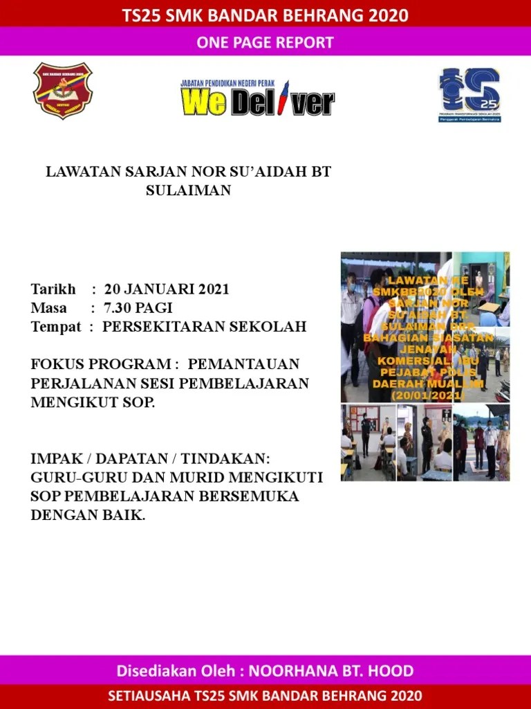 One Page Report | PDF