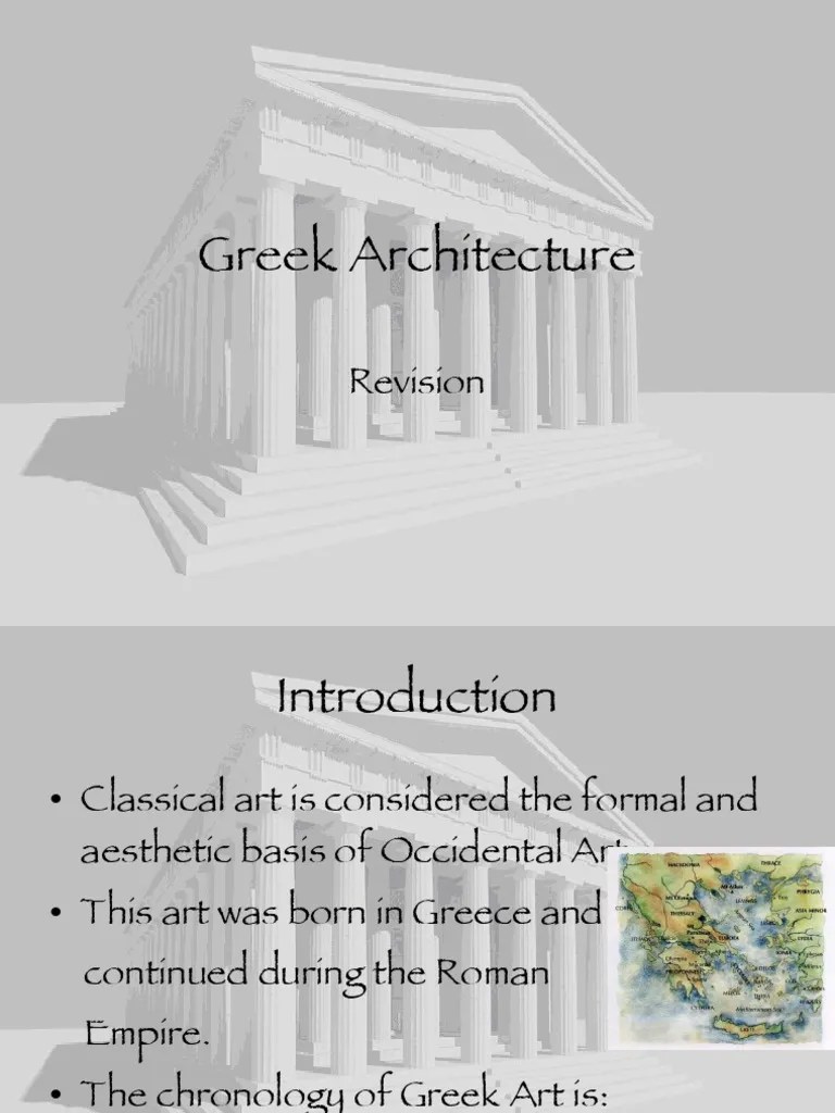 Greek Architecture | PDF | Vedas | Column