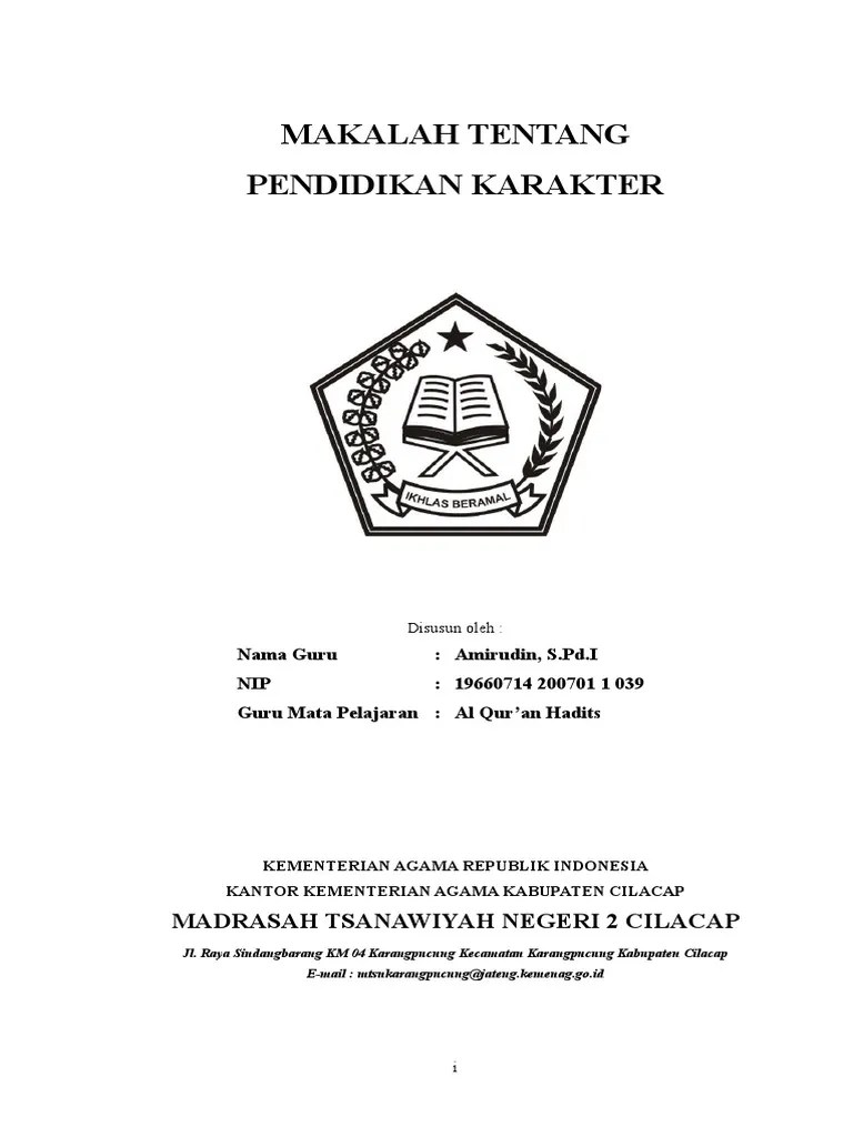 Pendidikan Karakter | PDF