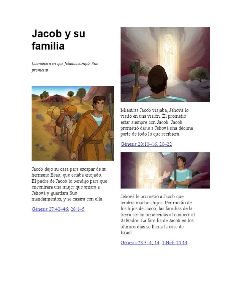 Jacob Y Su Familia | PDF | Jacob | Rachel