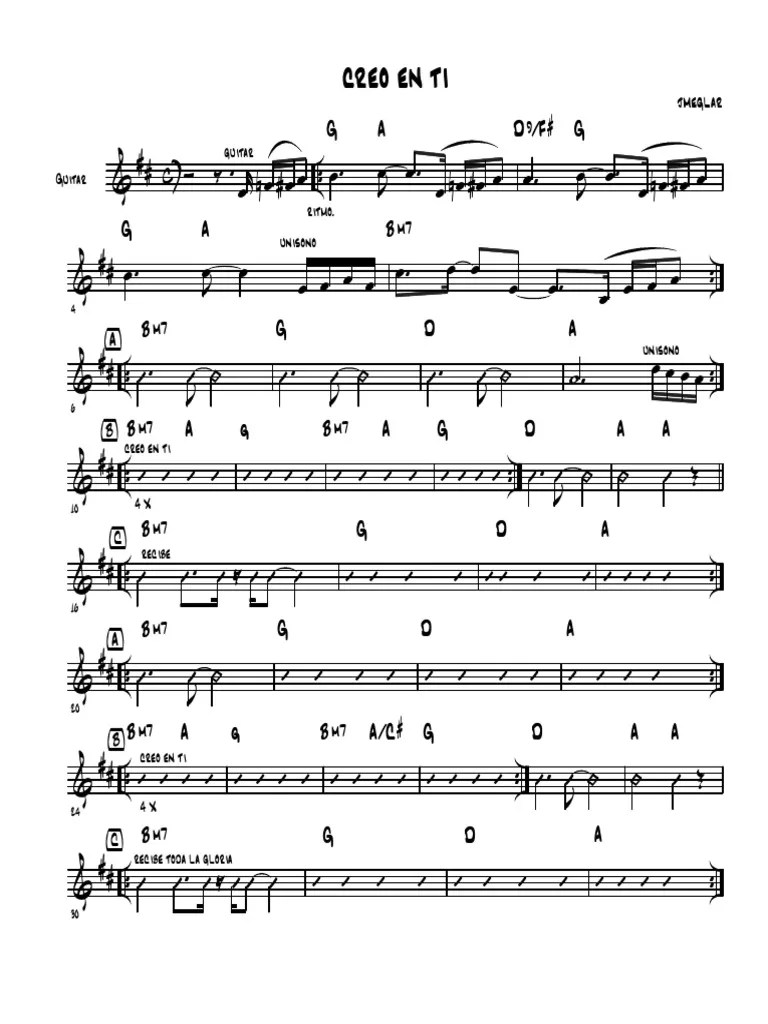 Julio Melgar - Creo En Ti | PDF