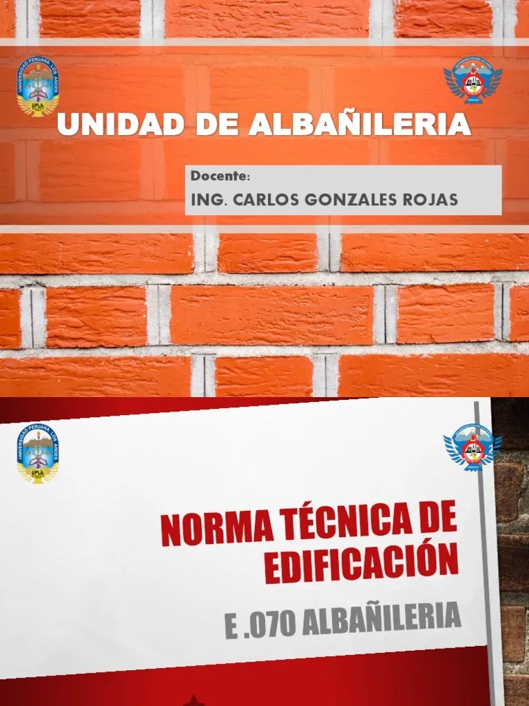 Semana 10 Albañilería | PDF | Albañilería | Fundación (Ingeniería)