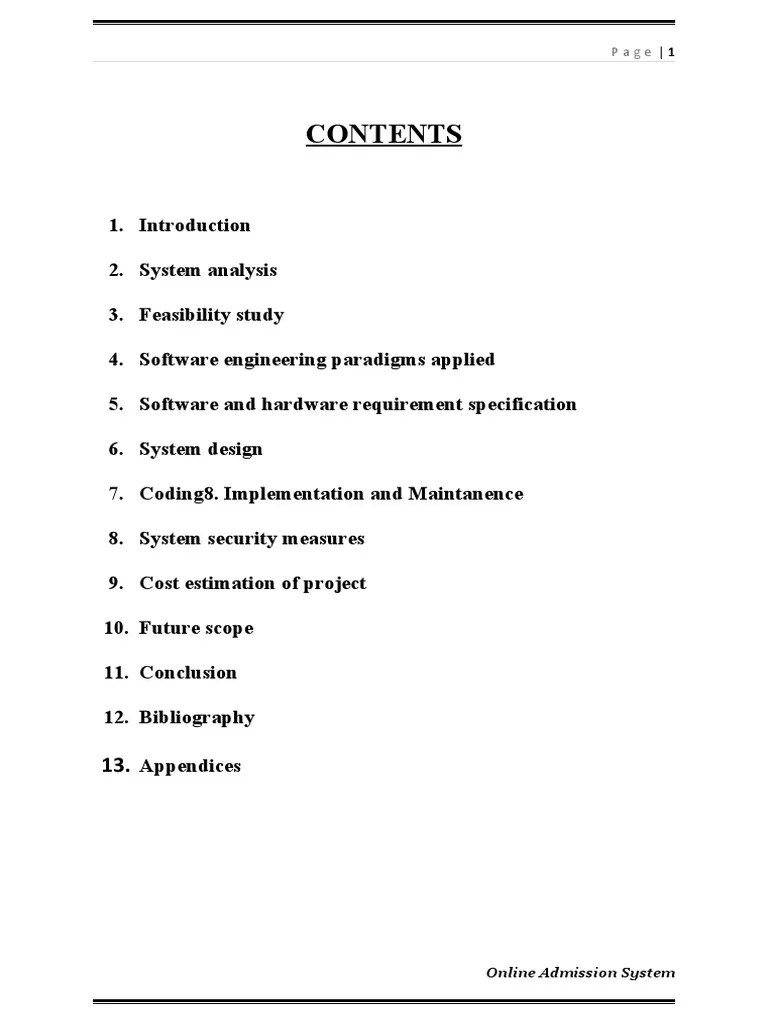 Online Admission System | PDF | Php | Software Testing