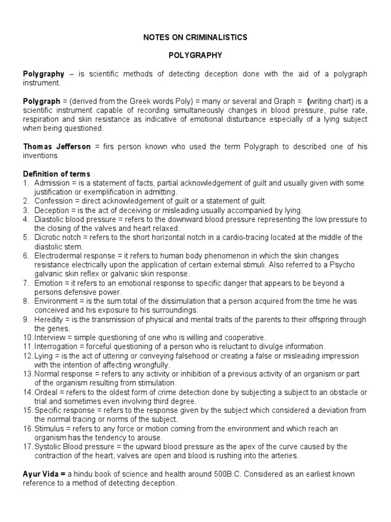 Police Polygraphy | PDF | Polygraph | Validity (Statistics)