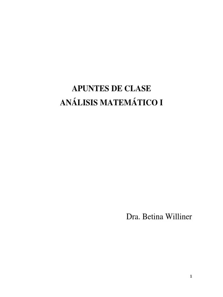 Analisis-Matematico I - Unlam - Apunte | PDF | Derivado | Función (Matemáticas)