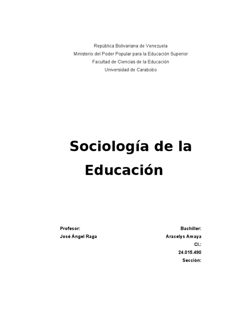 La Educación En La Sociedad | PDF | Axiología | Conocimiento