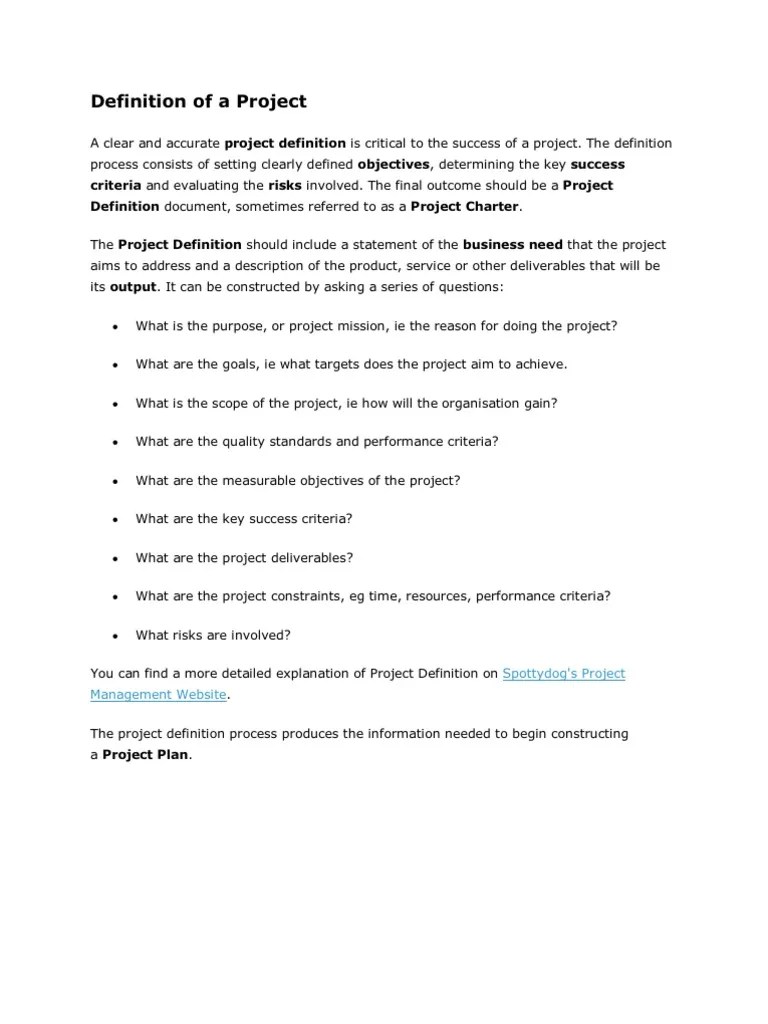 Project Management Basics | PDF | Project Management | Risk Management