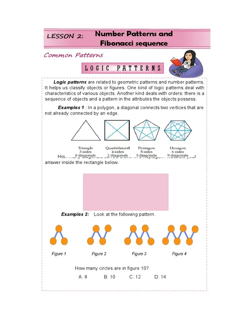 Unit 1 Lesson 2number Patterns And Fibonacci Sequence | PDF | Milky Way ...