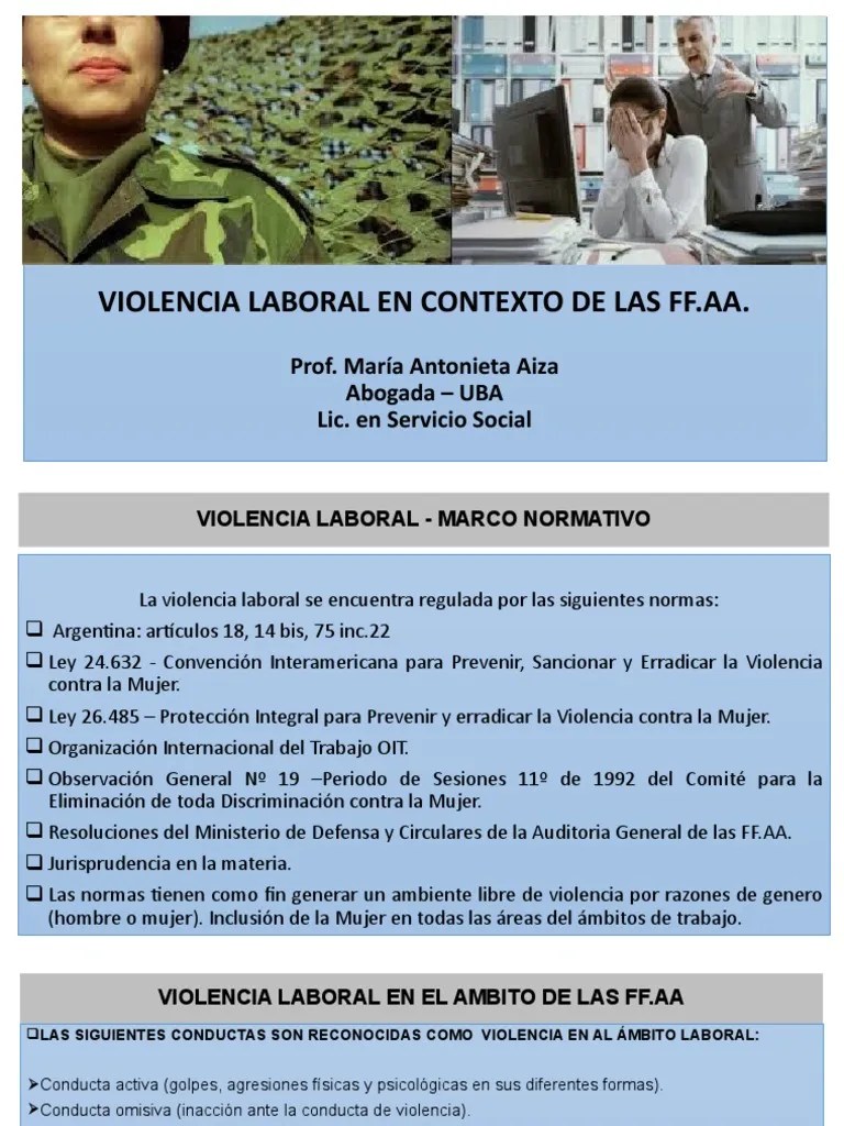 Violencia Laboral | PDF | La Violencia Contra Las Mujeres | Acoso Sexual