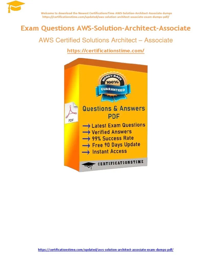 Exam Questions AWS-Solution-Architect-Associate | PDF | Amazon Web ...