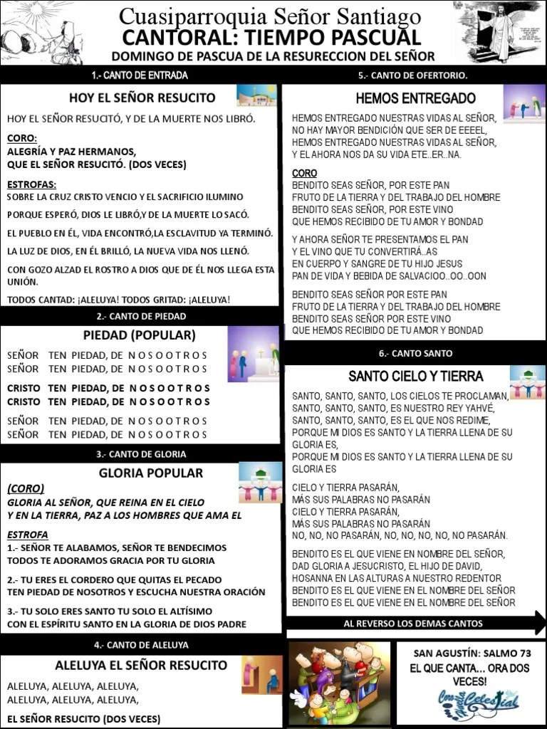 Esquema Del Pueblo Misa De Domingo - Domingo De Pascua (De La ...