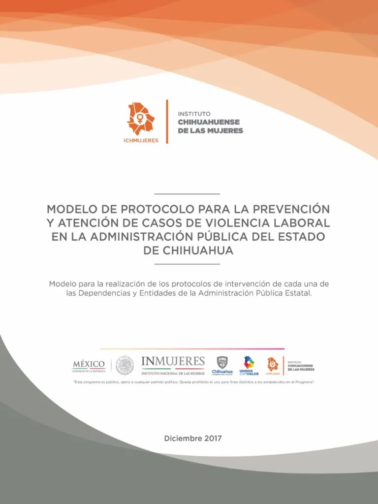 Protocolo Violencia Laboral | PDF | La Violencia Contra Las Mujeres | Discriminación