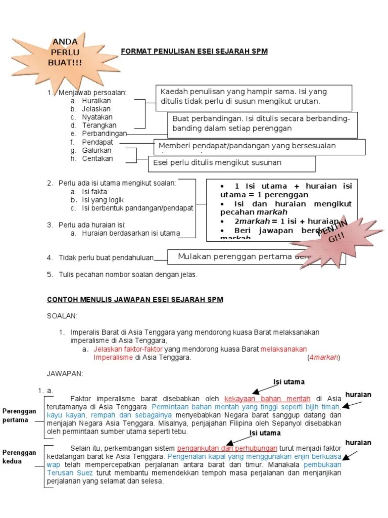 Format Penulisan ођђeseiођѓ ођђsejarahођѓ