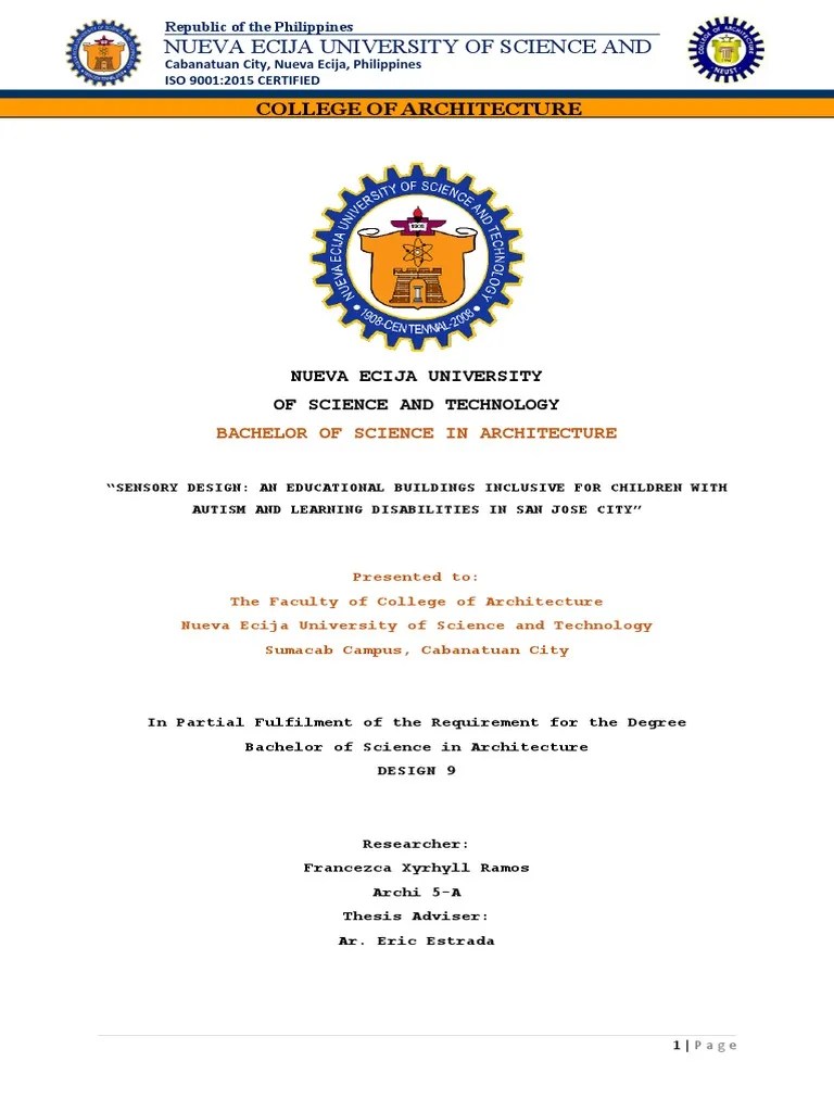 Sensory Design, An Educational Buildings Inclusive For Children With ...