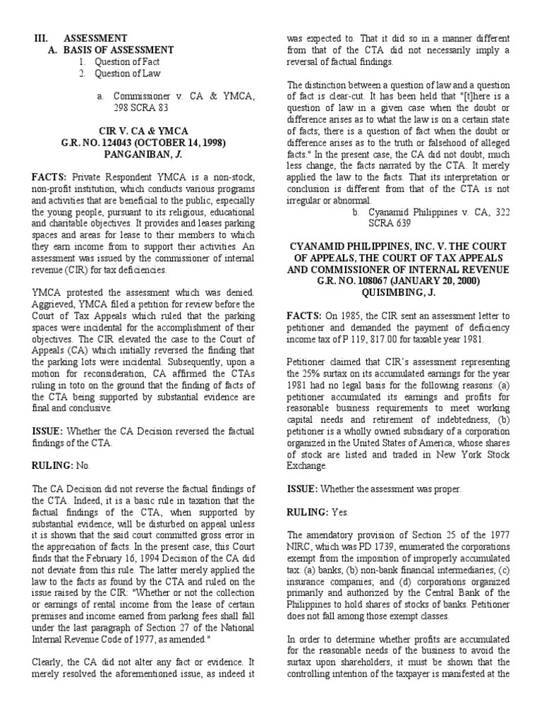 Assignment 4 - Tax | PDF | Taxes | Internal Revenue Service