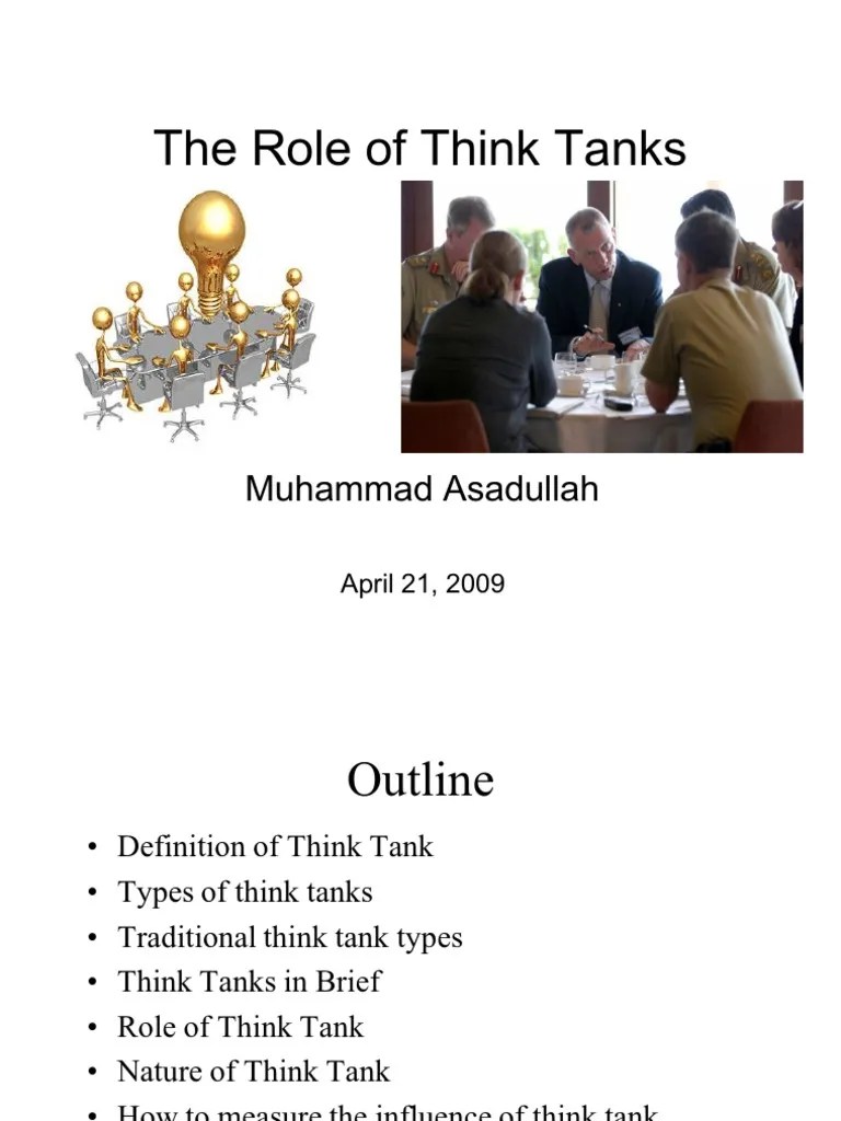 Final Think Tank Pdf Career Growth Politics