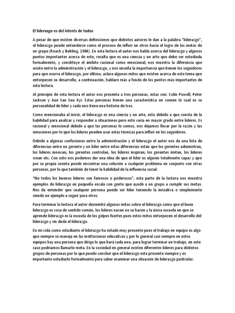 Liderazgo Tema3 | PDF | Liderazgo | Conceptos Psicologicos