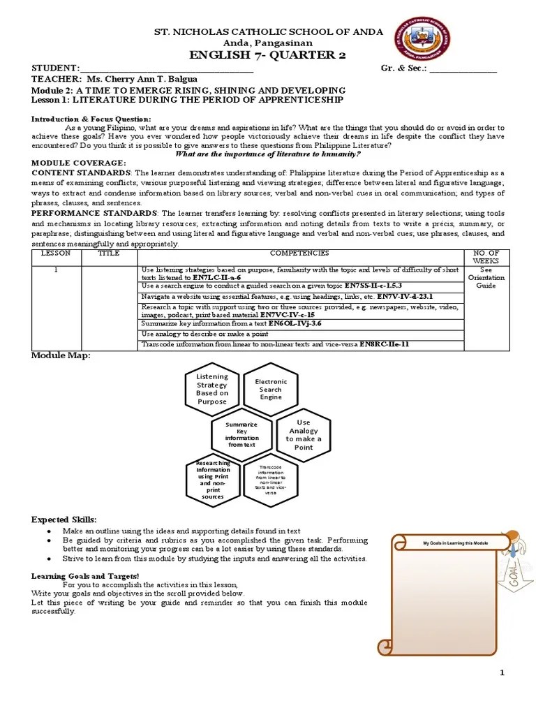 English 7 Q2 PDF | PDF | Poetry | Essays