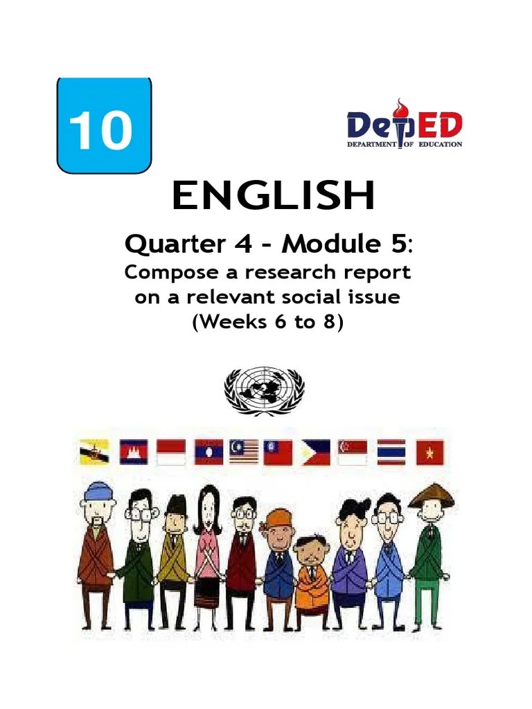 English 10 - Q4-Module 5 (Week 6 To Week 8) | Download Free PDF ...