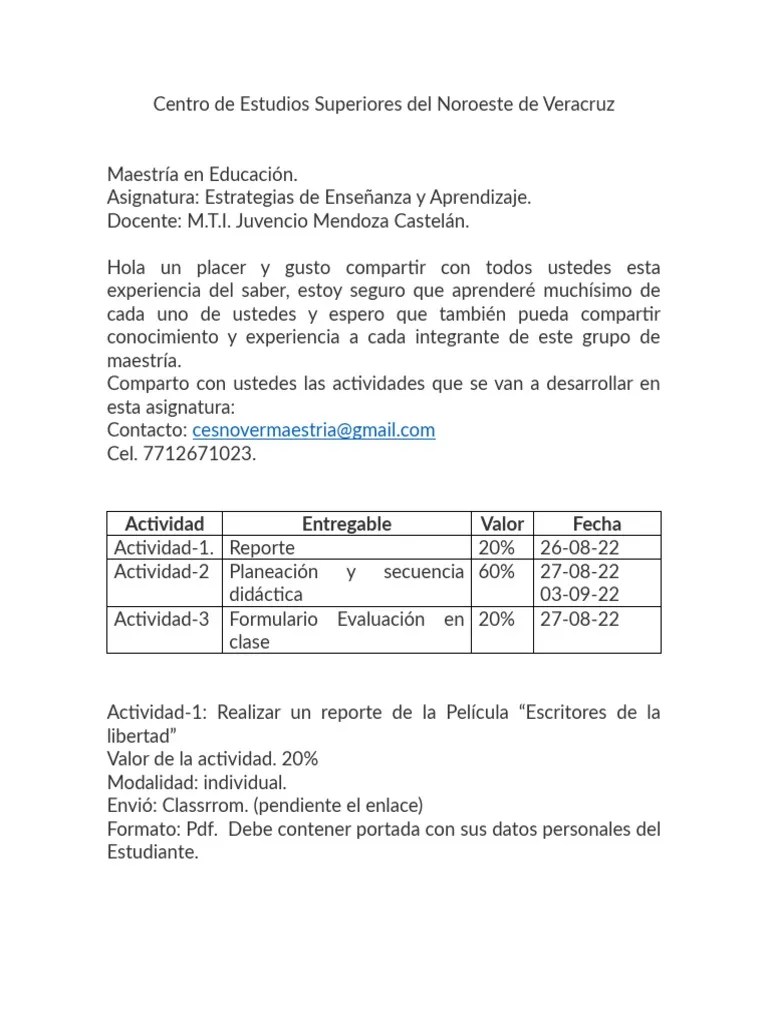 Estrategias De Enseñanza-Maestro | PDF | Aprendizaje | Método De Enseñanza