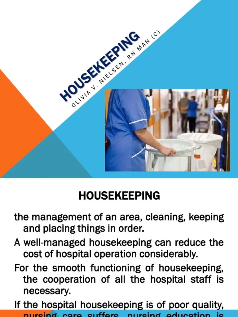 Housekeeping | PDF | Housekeeping | Hygiene