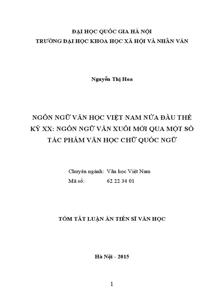 Nguyen Thi Hoa | PDF