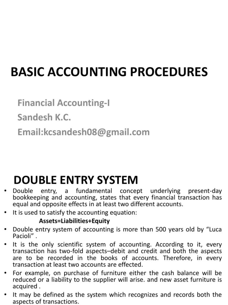 Notes Of Double Entry System And Journal Entry | Download Free PDF | Debits And Credits | Banks