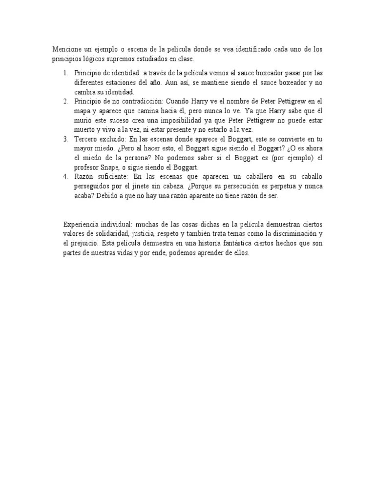 Respuesta 1 Taller Harry Potter | PDF