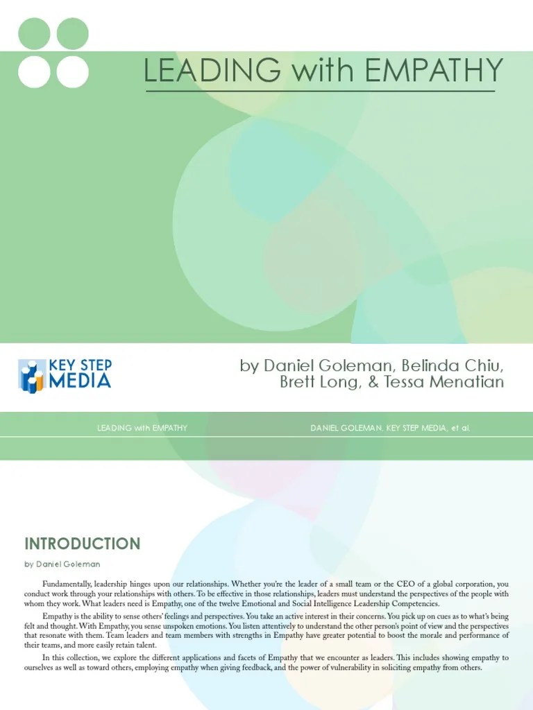Leading With Empathy | Download Free PDF | Empathy | Leadership