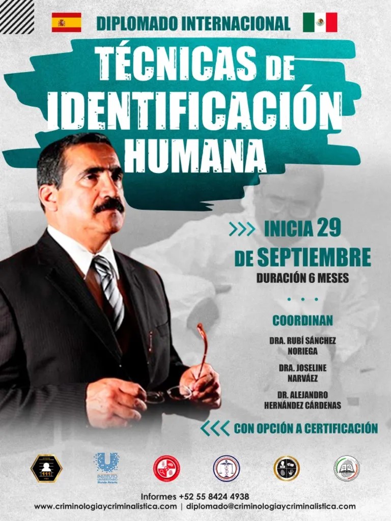 Diplomado-Tecnicas De Identificacion Humana | PDF