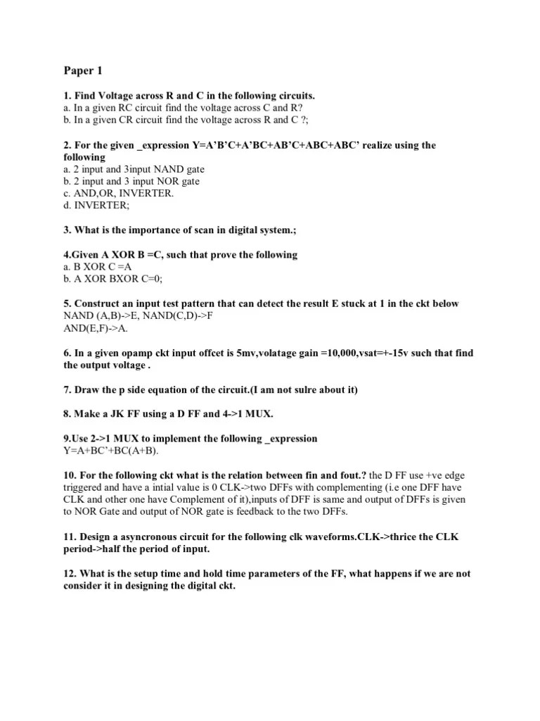 HCL Interview SAmple Questions | PDF