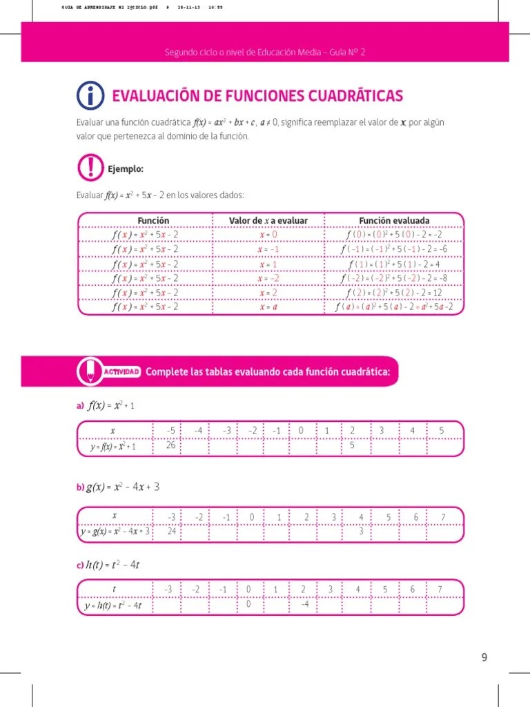 Guia 14 Matematicas Tercero | PDF | Matemáticas | Álgebra