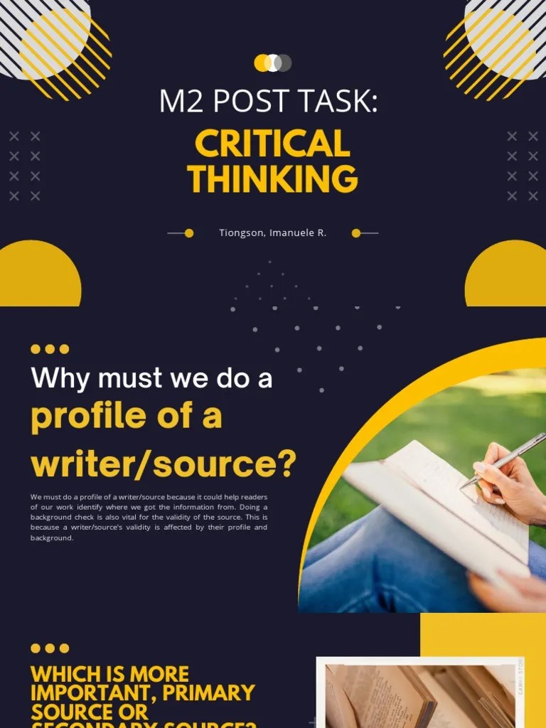 Critical Thinking - Readings In Philippine History | PDF