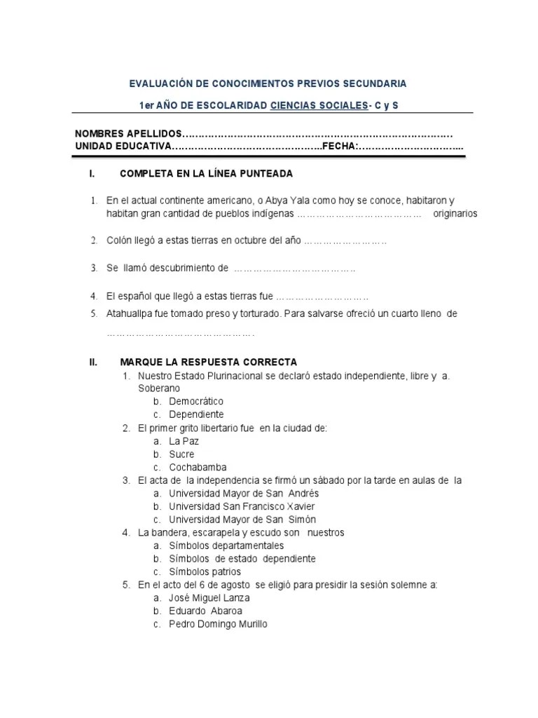 1ro De Ciencias Sociales | PDF