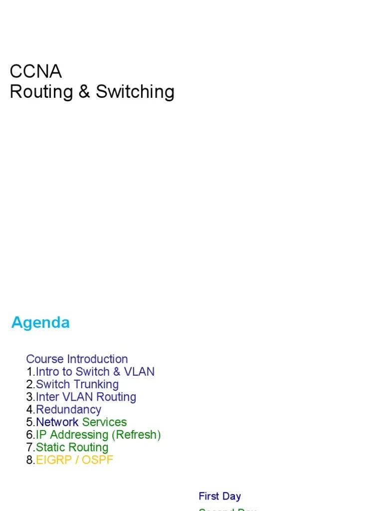 CCNA Routing Switching | PDF | Ip Address | Router (Computing)