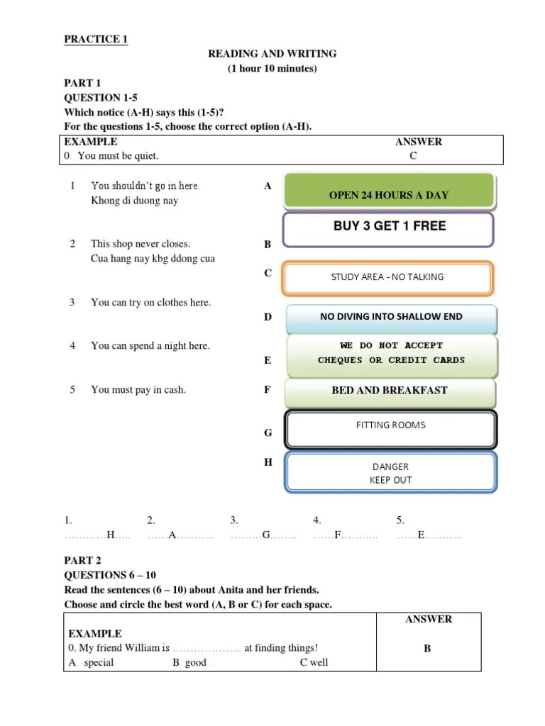 Reading And Writing | PDF