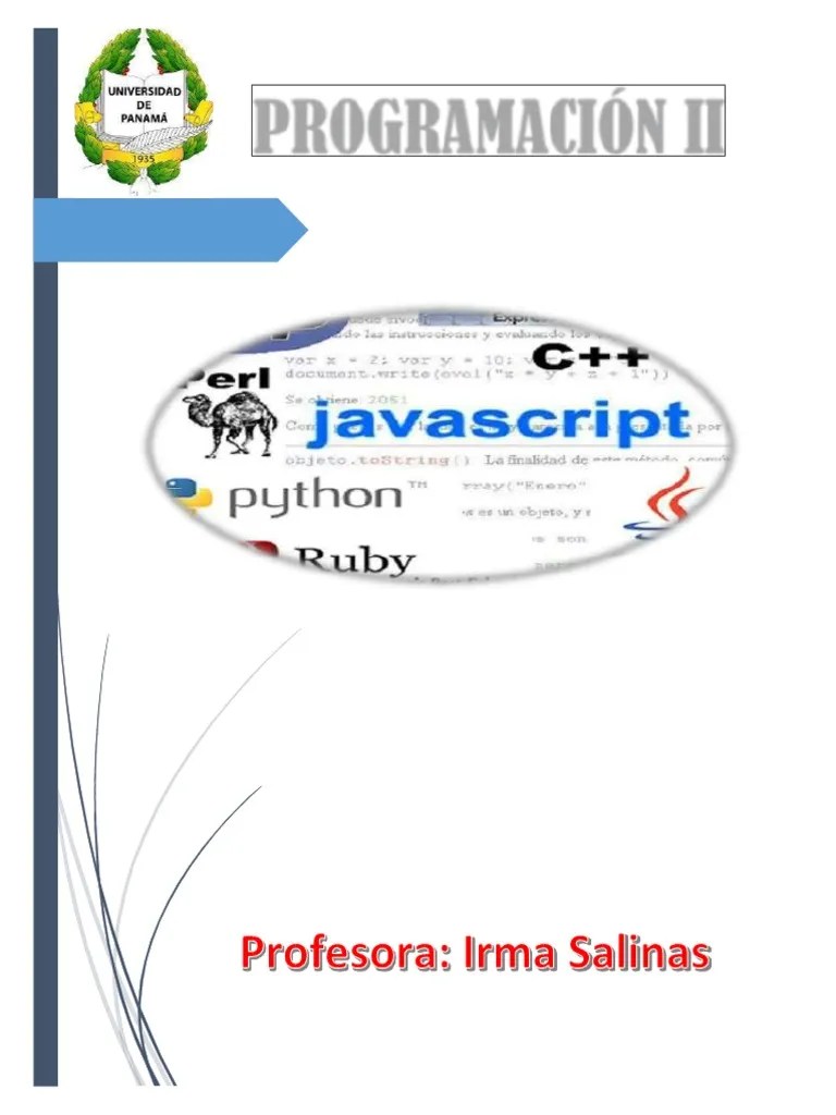 Programación II | PDF | Programación De Computadoras | Estructura De ...