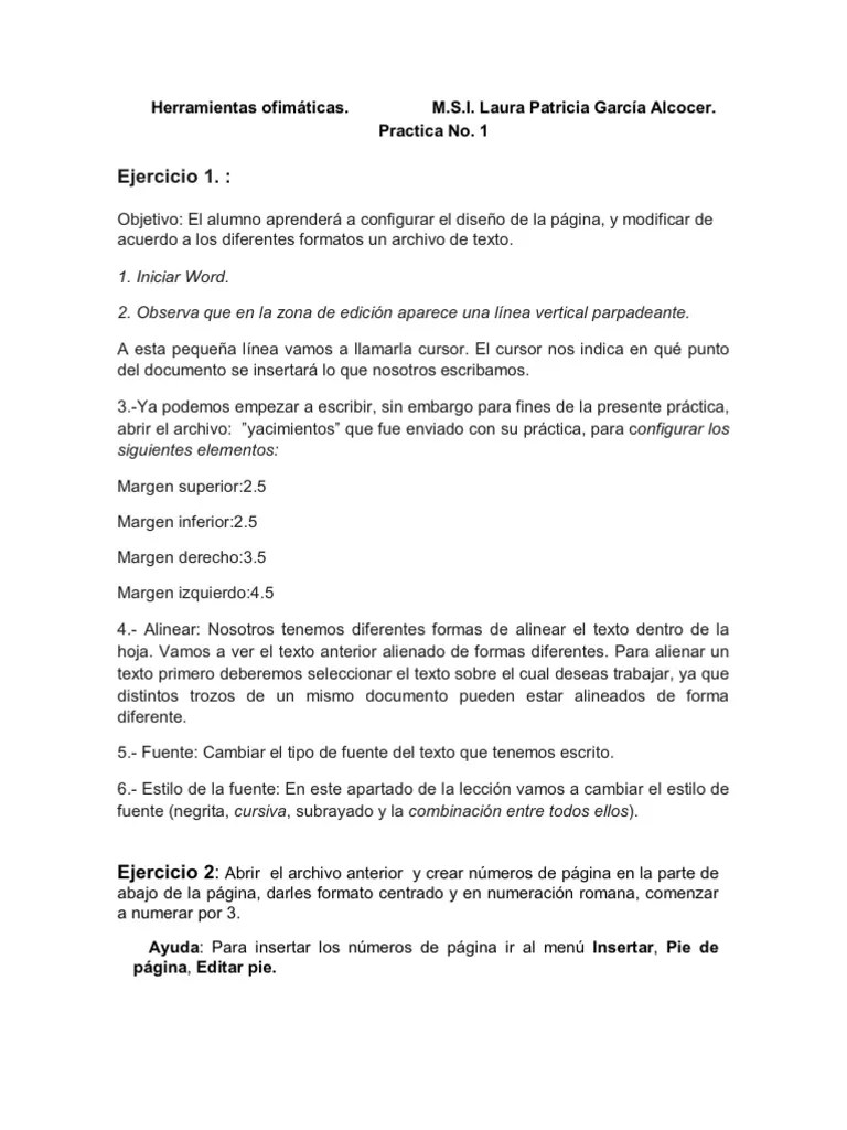 Practicas De Word | PDF | Macro (informática) | Point And Click