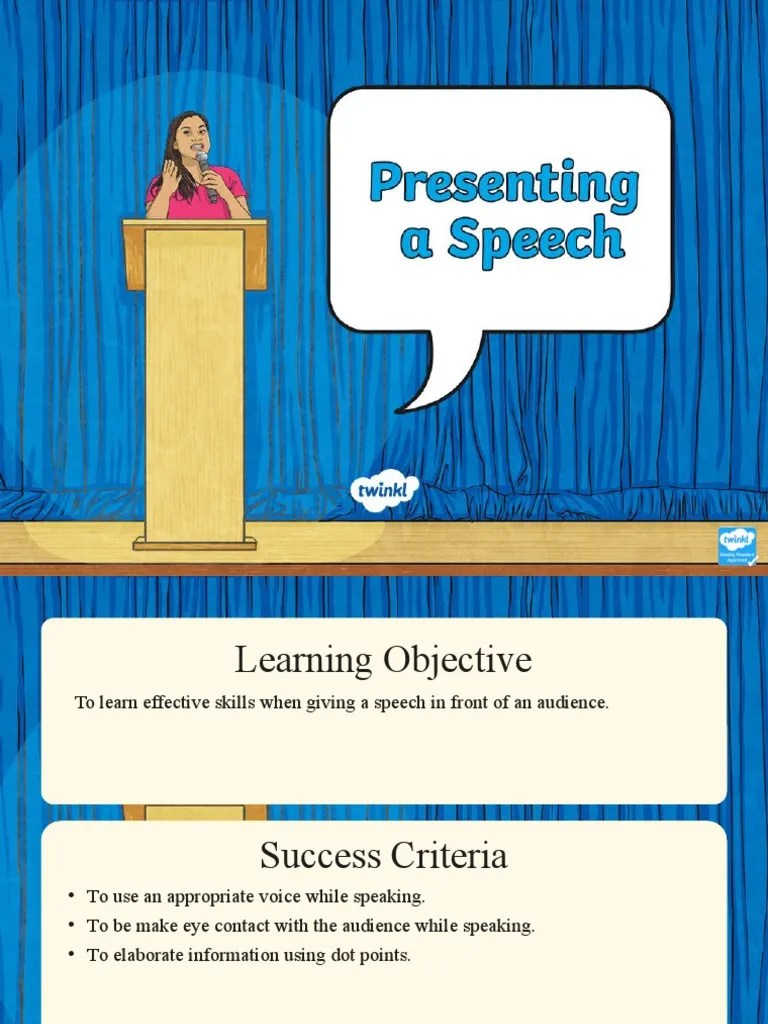 Au T2 E 4023 Public Speaking Skills Powerpoint English Ver 4 | PDF ...