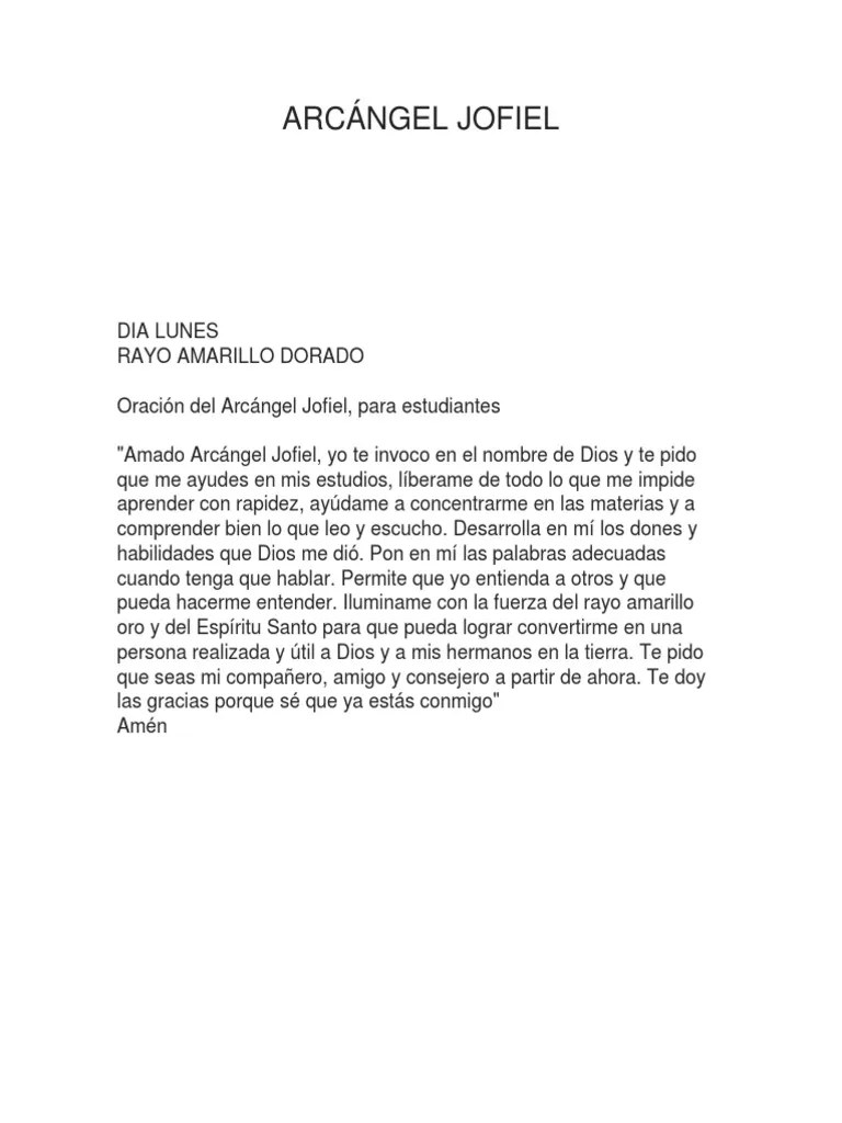 Arcángel Jofiel | PDF