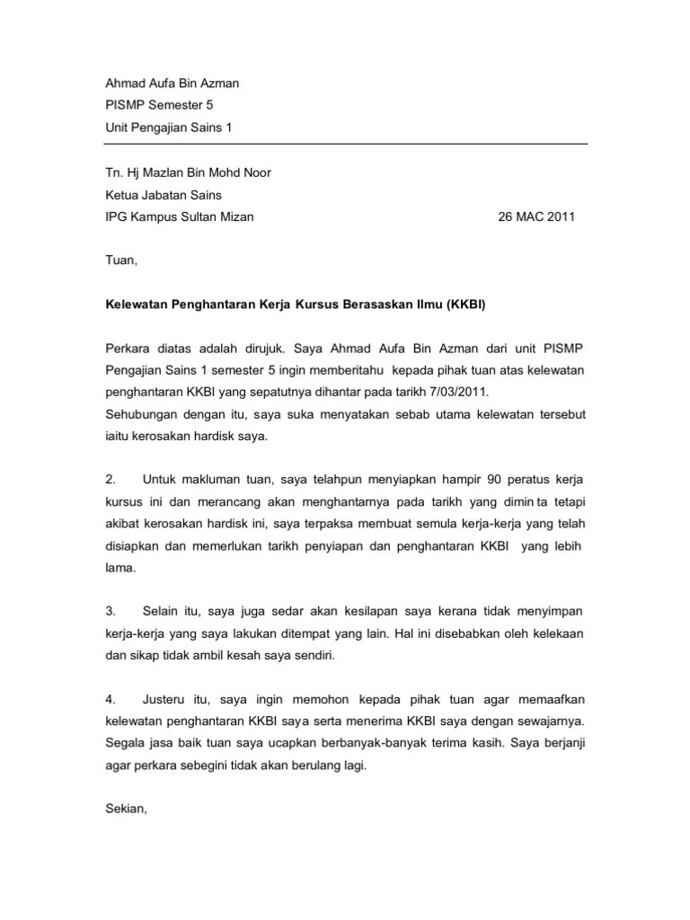 Lebih baik lagi jika anda dapat sertakan bersama bukti yang mengukuhkan lagi alasan anda. Surat Tunjuk Sebab Pdf