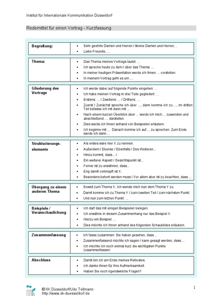 Allgemeine tipps und hinweise redemittel für den kommentar finden sie bei den redemitteln zur diskussion (siehe. Zusammenfassung Eines Textes Redemittel