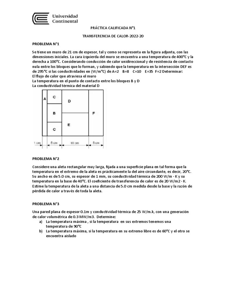 Práctica Calificada N°1 | PDF